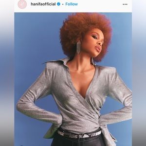 Hanifa top. Hanifa Kamil Top. Hanifa Runway. Size XL.